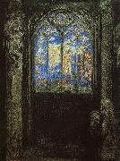 Odilon Redon Stained Glass Window oil painting